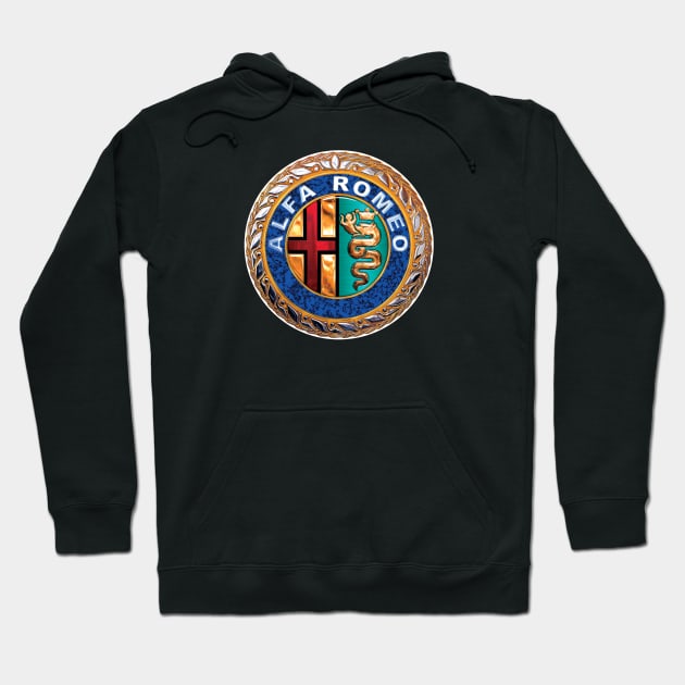 Alfa Romeo 2 Hoodie by Midcenturydave